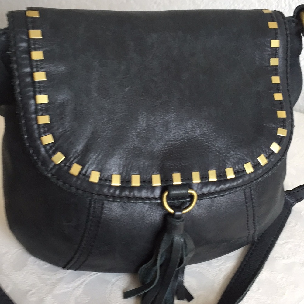 The ask studded flap crossbody leather bag - Picture 5 of 8